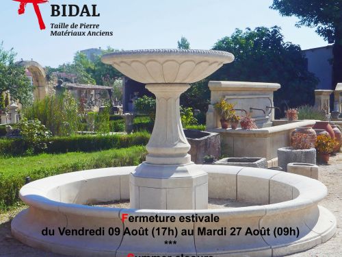 Tailleur de pierre et vendeur de matériaux anciens en Provence : Atelier Alain Bidal