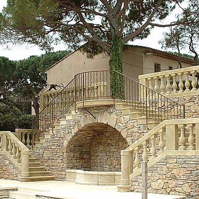 Stairs in stone created by A E Bidal