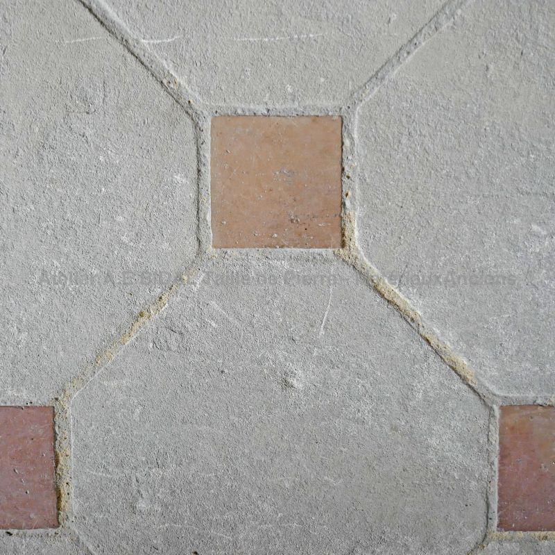 Zoom sur notre dallage en pierre de taille - Atelier Alain Bidal en Provence